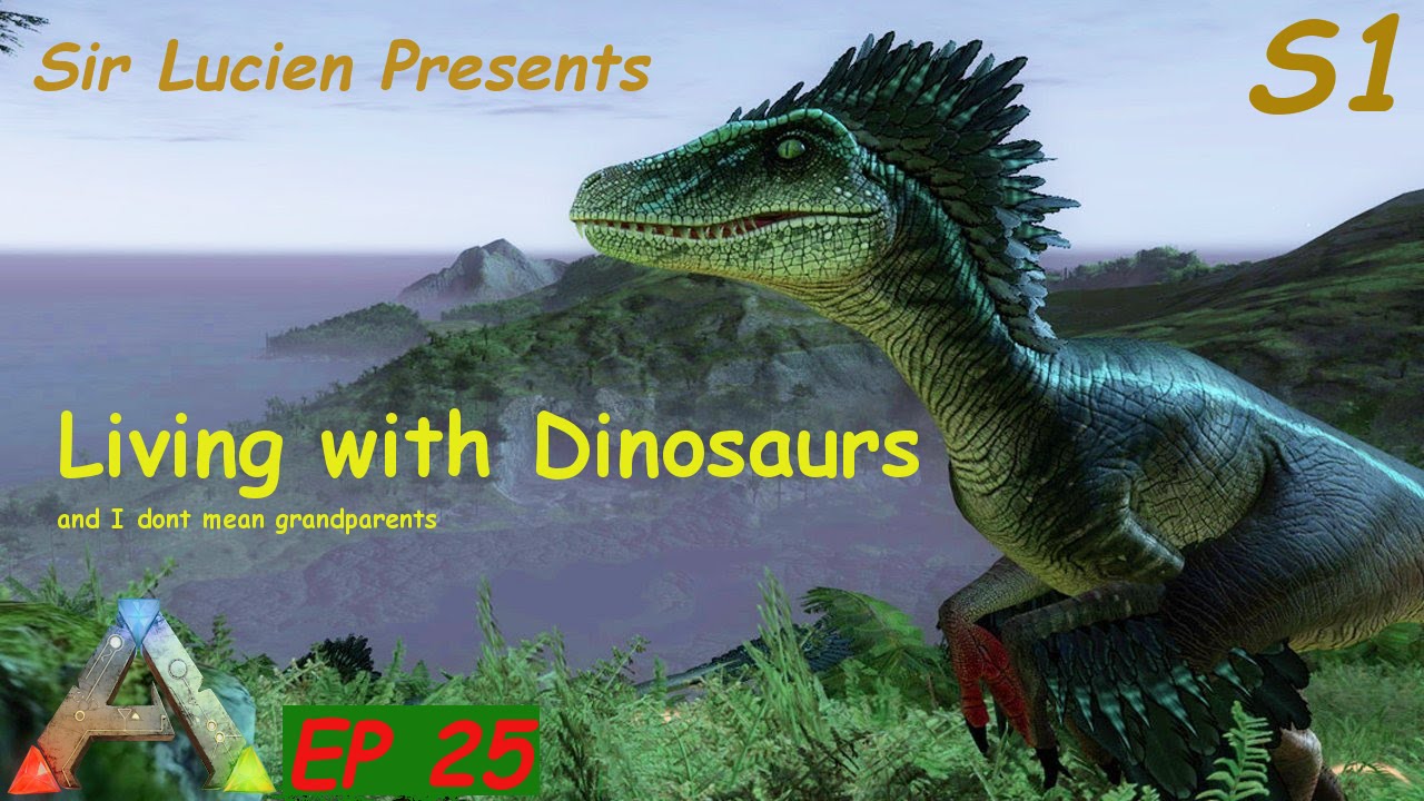 Ark: Surival Evolved - Living With Dinos -  S1E25 Pumpkin Carving, Mammoth Tame