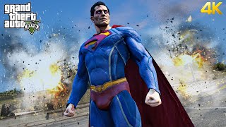 GTA 5 - Superman (Brainiac) From Suicide Squad Kill The Justice League Destroyed Earth