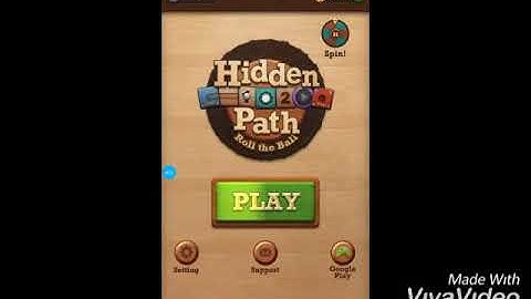 Roll the ball. Hidden Path. Novice - Package 1 and 2 / SSStriple Kids