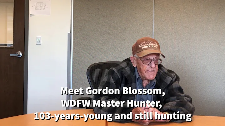 Gordon Blossom, 103-year-old Master Hunter