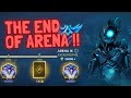 End of arena  finally reached 25k  i played 700 ai matches for this  shadow fight 4 arena