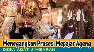 Download Lagu MENEGANGKAN Saat Pepatih Berlarian | Prosesi MEPAJAR AGENG Desa Adat Jimbaran MP3