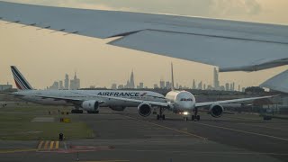 Take-off from JFK Airport | Manhattan Skyline