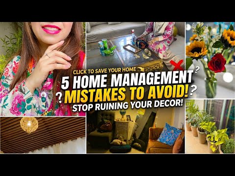 🔥Home Management Mistakes You MUST Stop Making 😳 | How to Manage Your Home Better |Homemaker Wajeeha thumbnail