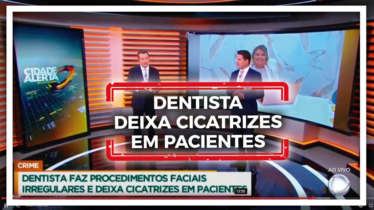 DENTISTA DEIXA SÉRIAS CICATRIZES DEPOIS DE CIRURGIA PLÁSTICA.