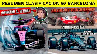 🔥COLAPINTO SUPERA a GASLY y APUNTA al RITMO🚀 LECLERC OTRA VEZ al MURO💥 RUSSELL RESPONDE✅ HAMILTON BR