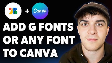 How to Add Google Fonts or Any Font to Canva (Full 2025 Guide)