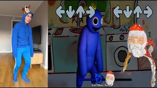 FNF Rainbow Friends Blue vs Goo Goo Gaa Gaa But All Rainbow Friends Characters In Real Life