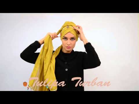 Tulipaturban Instant Hijab turban style  Magnety Scarf