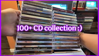 my 100+ CD collection 💿✨🩶