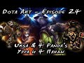 Связка 5 Героев | Ursa &amp; 4 Panda&#39;s | Урса и 4 Панды | DotA Art - Episode 24