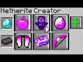 Minecraft Bedwars but you can create new Netherite items...