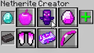 Minecraft Bedwars but you can create new Netherite items...