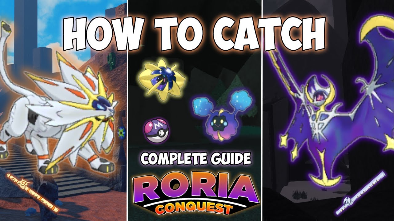 How to CATCH SOLGALEO & LUNALA (Complete Guide & Codes) in Roria