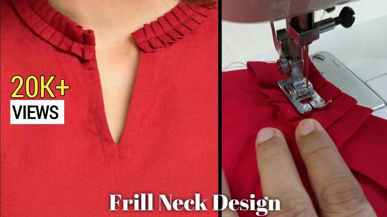Frill के साथ Neck का डिज़ाइन / 