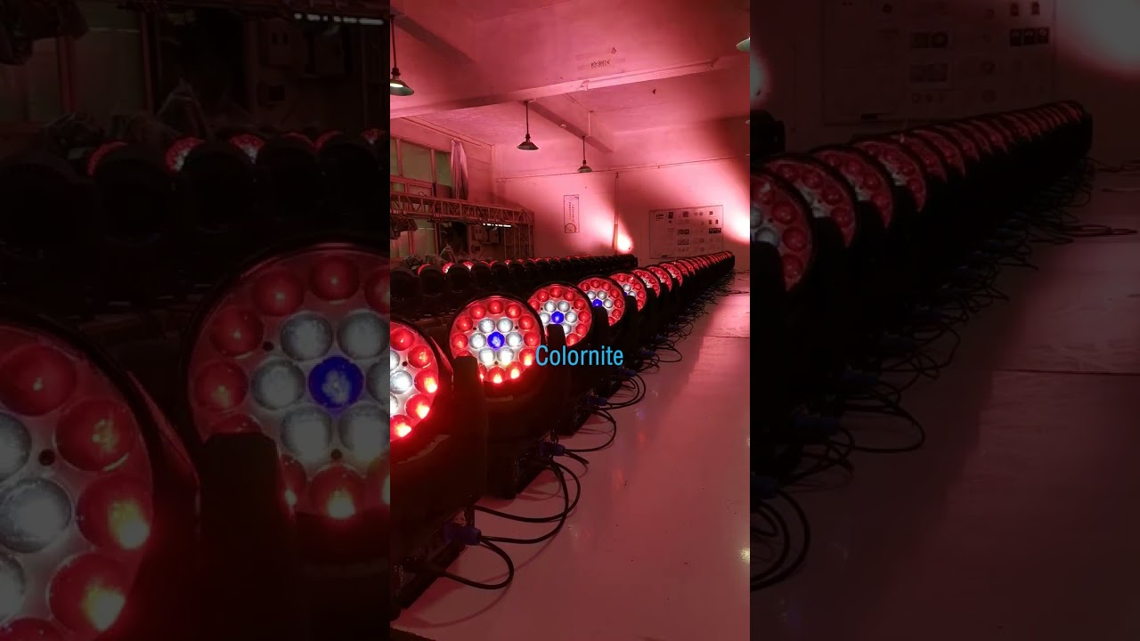 LED Zoom Wash Moving Head  19x15W RGBW 4-in-1 in Quality Control Testing