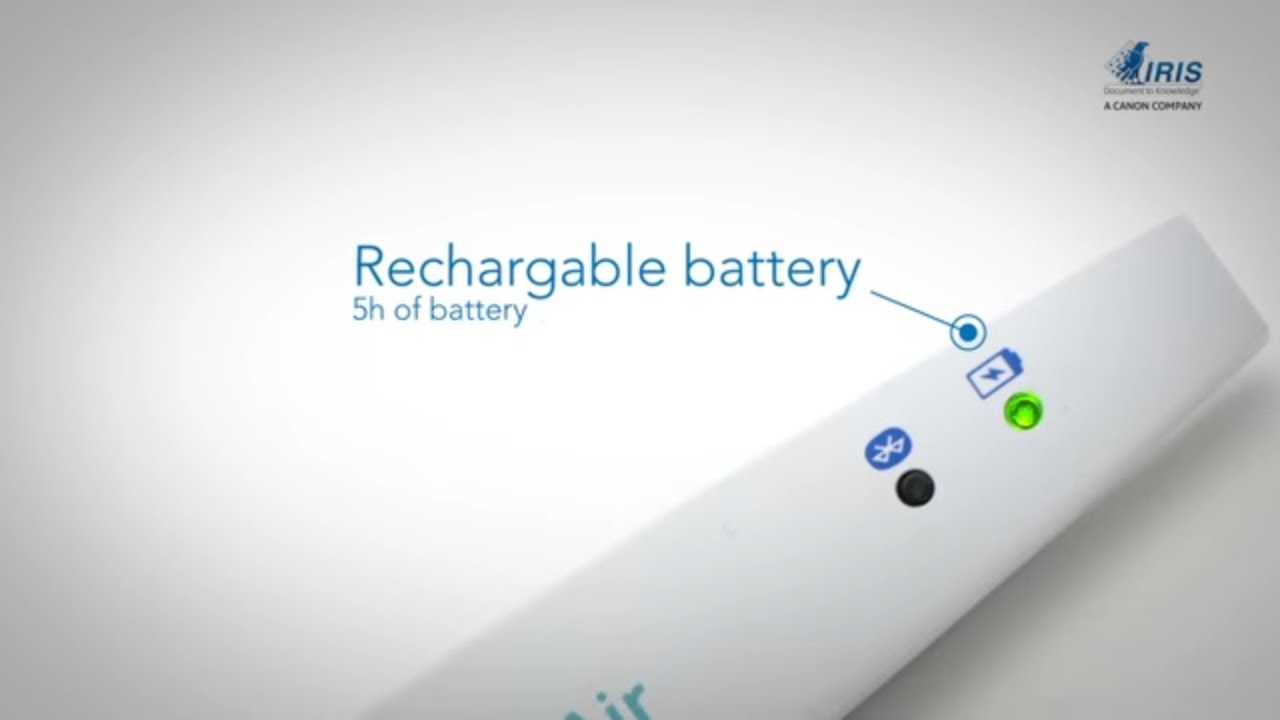 IRISPen™ Air 7: Pen scanner. Scan, Read, Translate ! - YouTube