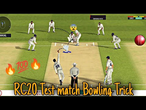 How to take wicket in Real Cricket 20 | 100% working bowling trick (use R.Ashwin) #shorts