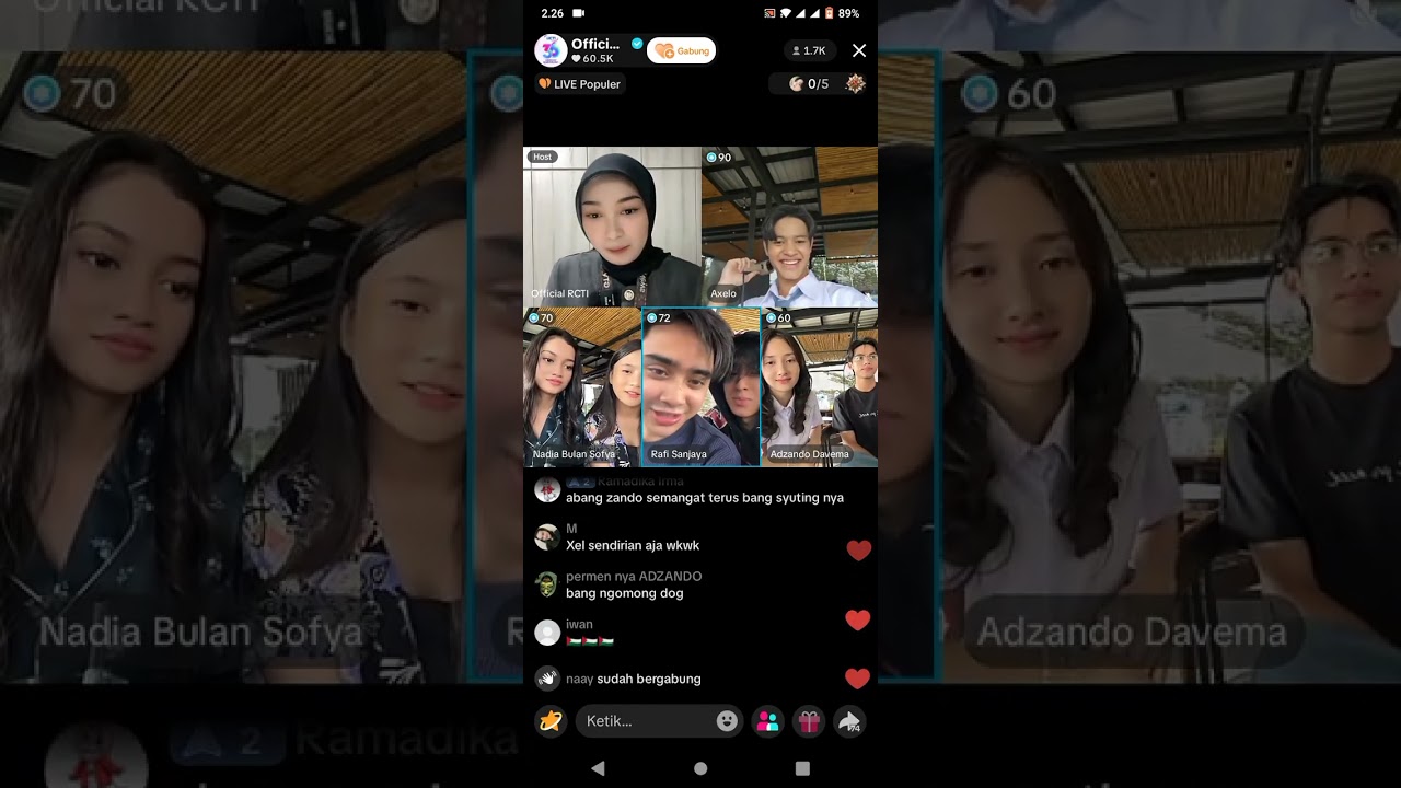 Live Benci jadi Bucin Perkenalan Cast Sinetron di Live TikTok 