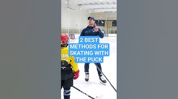 2 BEST METHODS FOR SKATING WITH THE PUCK #icehockey #hockeytraining