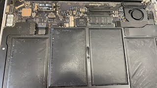 MacBook Air 2013 13 バッテリー膨張交換修理 - YouTube