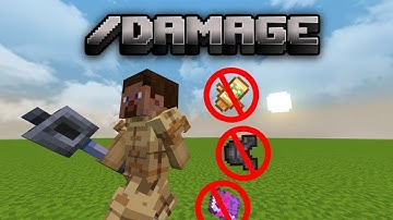 Cool FACTS about the /Damage Command in Minecraft Bedrock