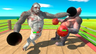 Boxing Tournament with HP Bar - Animal Revolt Battle Simulator