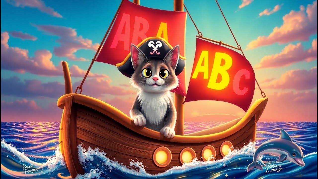Captain Whiskers and the Time Traveling ABC Ship | Alphabet Adventure Song for Kids