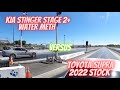 Drag Race Kia Stinger VS Toyota Supra