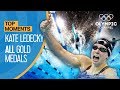 Katie ledecky   all gold medal races top moments