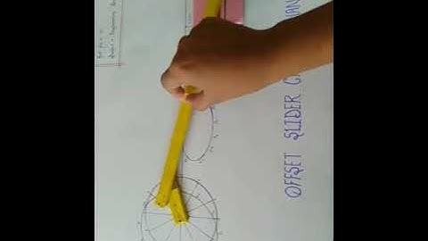 OFFSET SLIDER CRANK MECHANISM