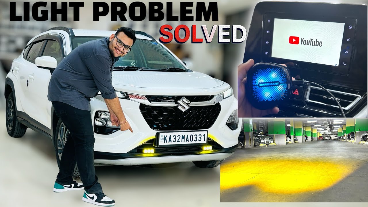 FRONX FOGLAMP INSTALLATION FOR DELTA PLUS OWNERS😉|OEM PLAYER मैं अब YOUTUBE WORK KAREGA😍 