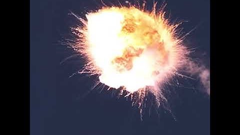 Firefly Aerospace’s Alpha rocket exploding