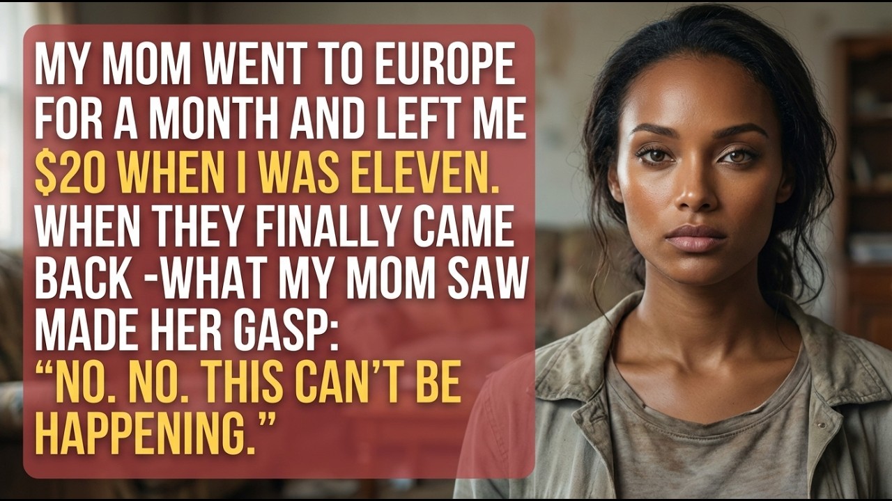 My Mom Went to Europe for a Month, Left Me With $20 at Age Eleven—What CPS Found Made Her...