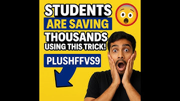 Students Are Saving Thousands Using This Trick 😱 | PLUSHFVS9 description pls