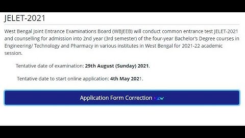 Jelet 2021 Application form Correction | Steps to be Remembered| Important for JELET 2021 Students