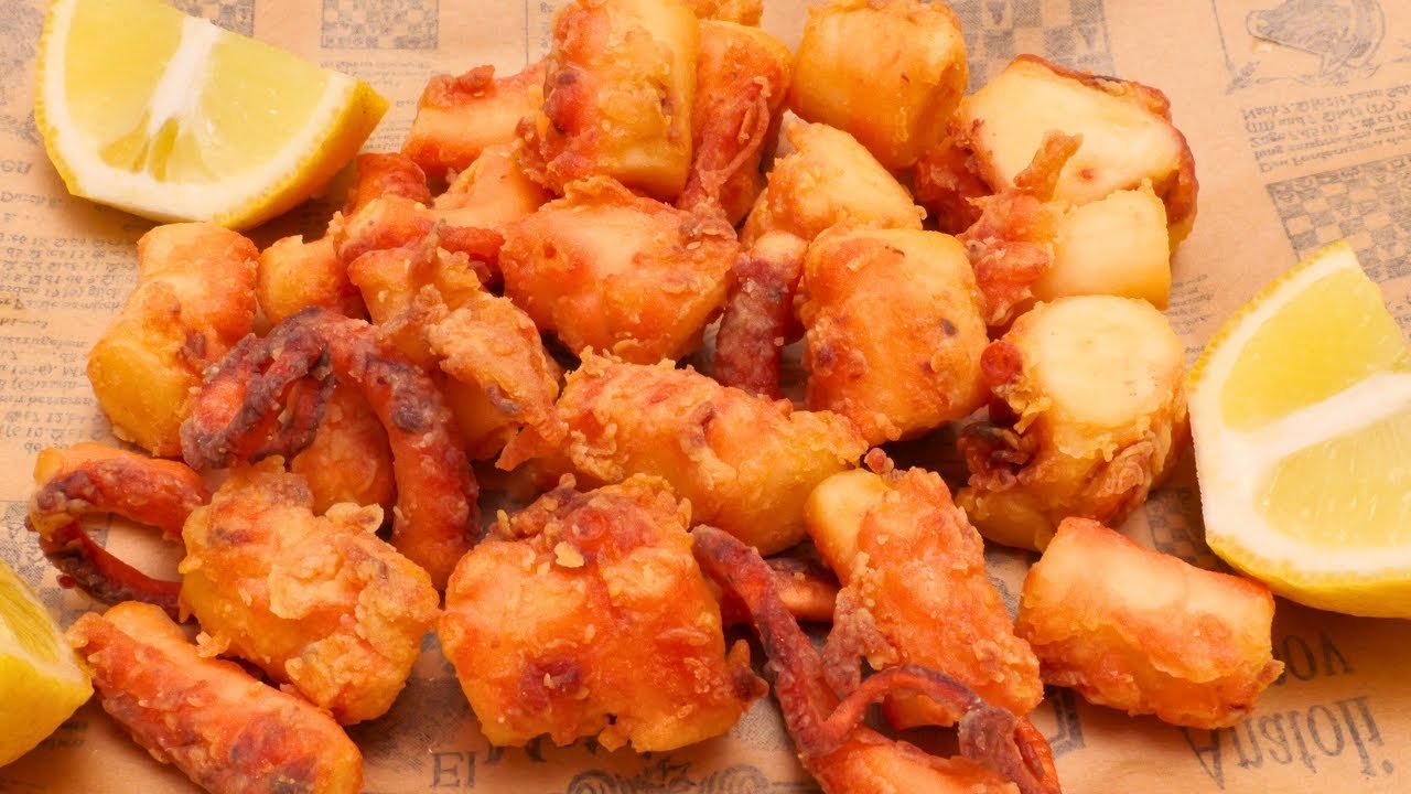 POLPO FRITTO CROCCANTISSIMO FUORI TENERISSIMO DENTRO