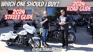 Should I buy a New 2024 Harley-Davidson Road Glide or Street Glide! by Traveling Tall 20,598 views 1 month ago 21 minutes