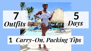 Pack with Me: 7 outfits for 5 days in a Carry-On | Travel Hacks | * Best Packing Tips* screenshot 5