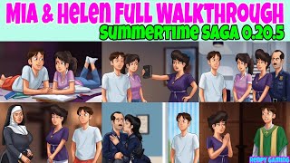 Mia and Helen Full Walkthrough Summertime Saga 0.20.5 || Mia and Helen Storyline