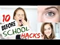 10 BEFORE-SCHOOL-HACKS | frisch aussehen & leicht aufstehen | SNUKIEFUL