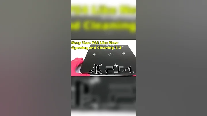 Keep Your PS4 Like New: Opening and Cleaning 1/3 #sony #playstation4 #asmr #repair #diy