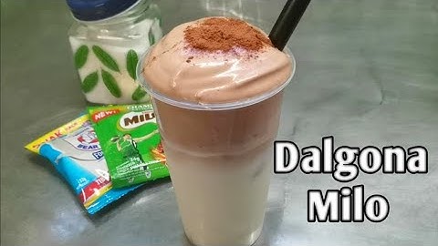 Dalgona milo | kahit walang whipped cream o kahit instant coffee | kusina ni angelo | Ep.69