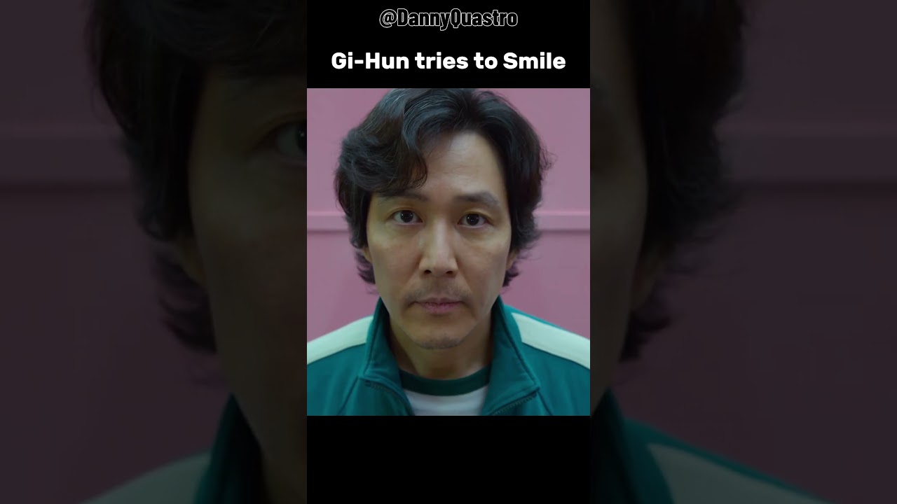 Gi Hun tries so Smile | Squid Game | 