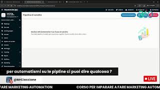 Corso per imparare a fare marketing automation (Live)