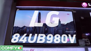 LG 84UB980V - Ultra HD телевизор со звучанием от Harman Kardon - от Обзор Comfy.ua(Телевизор LG 84UB980V с отличной цветопередачей и диагональю дисплея 84' дюйма. Телевизионная панель получила..., 2014-12-30T09:34:42.000Z)