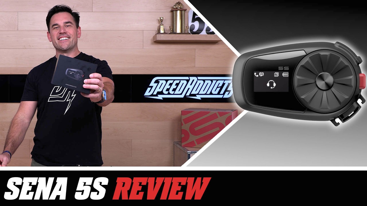 Sena 5S Bluetooth Headset - Review at SpeedAddicts.com - YouTube