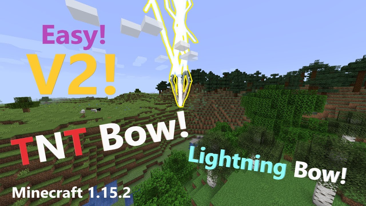 Minecraft Tnt And Lightning Bow V2 Minecraft Java Edition 1 15 2 Youtube Minecraft Tnt And Lightning Bow V2 Minecraft Java Edition 1 15 2 Youtube