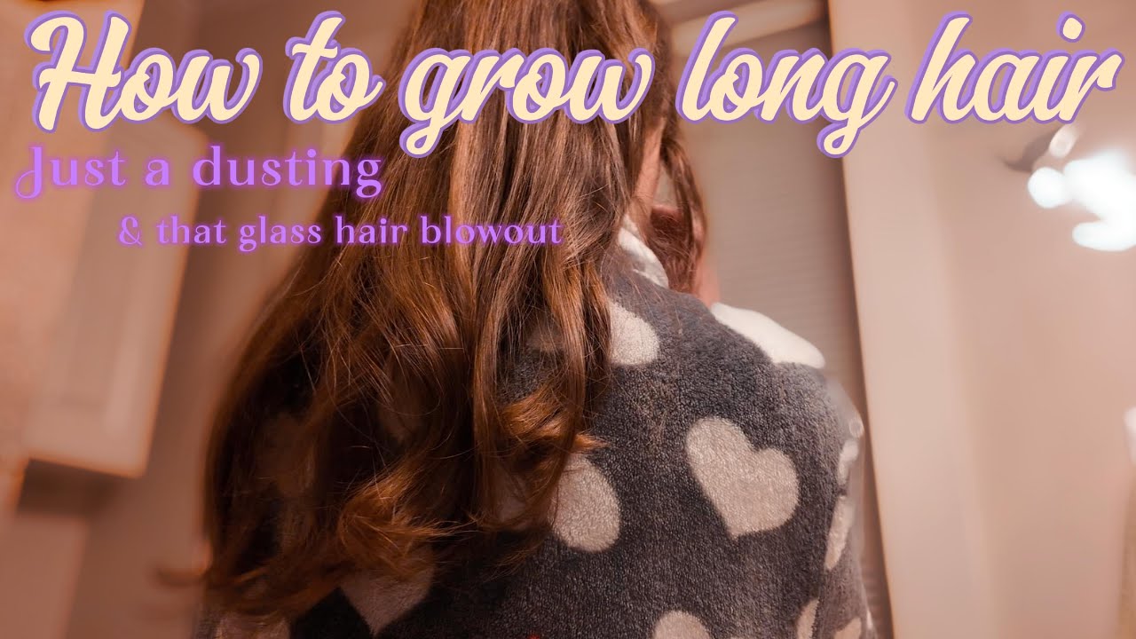 Tips for growing hair longer & How to get the perfect glassy hair look