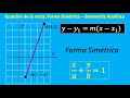 Hallar Ecuación de Una Recta en su Forma Simétrica - GEOMETRÍA ANALÍTICA